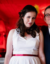 Halter Neck Rockabilly Vintage 50s Style Short Wedding Dress,Marilyn Monroe Wedding Dress,20101611-Dolly Gown